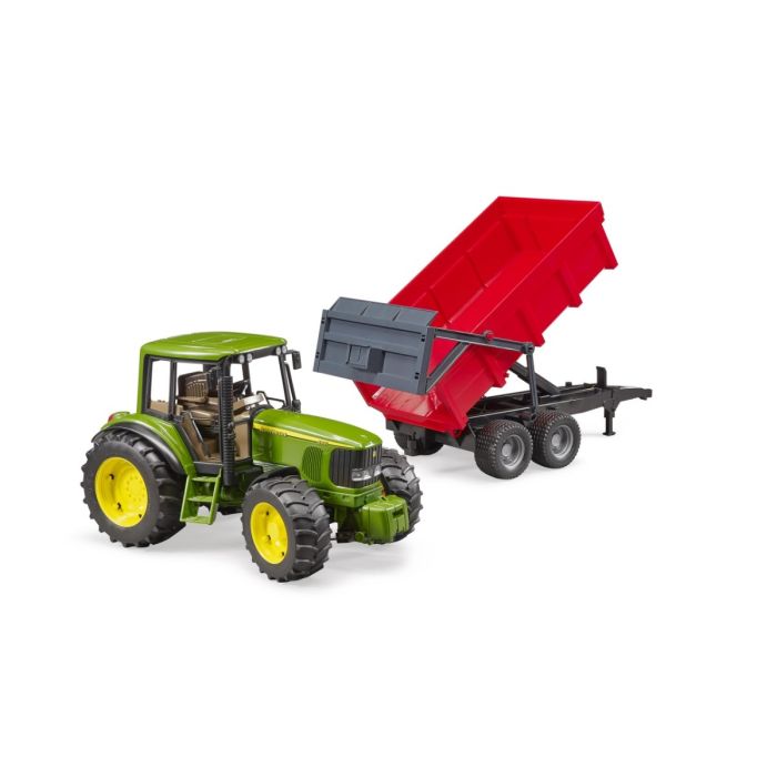 Bruder John Deere 6920 with tipping trailer